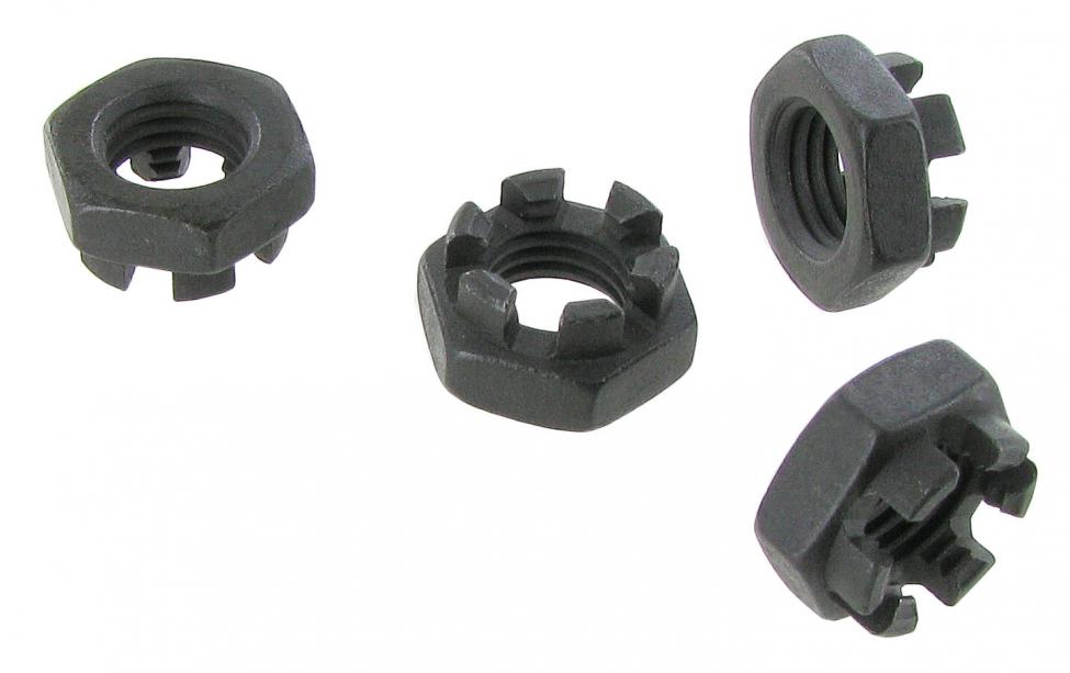 Kronenmutter M12 x 1.75 mit Splintloch für VW Oldtimer